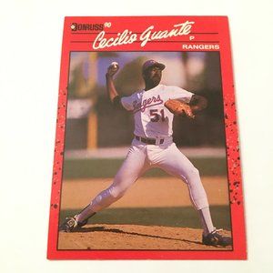 1990 Donruss Cecilio Guante #403 Baseball Card